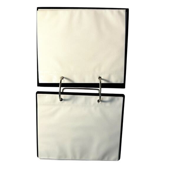 Y2K Malden 4x6 Photo Frame Flip Album Friends Book Silver Tone Metal Velvet Back - Picture 6 of 7